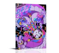 The Amazing Digital Circus Modern Ultra Clear Wall Decor Prints Decorative Posters Exquisite Art Decoration Suitable for Office Living Room And RoomFrame-style08x12inch(20x30cm)