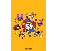 The amazing digital circus pomnii Notebook: Blank Notebook Journal College Ruled Lined Notepad