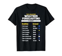 The Amazing Funny Meteorology Meteorologist Weather Forecast T-Shirt, Men, Black, Medium