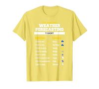 The Amazing Funny Meteorology Meteorologist Weather Forecast T-Shirt, Men, Lemon Yellow, 3X-Large