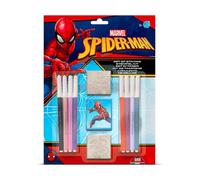 The Amazing Marvel Spiderman Stamp Set With Colouring In Pens