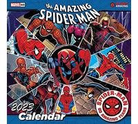 The Amazing Spider-Man Calendar 2023 - Month to a View Planner 30cm x 30cm - Official Merchandise