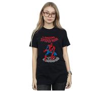 The Amazing Spider-Man Cotton Boyfriend T-Shirt Marvel Black S