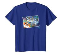 The Amazing World of Gumball Postcard T-Shirt, Youth, Royal Blue, 2T