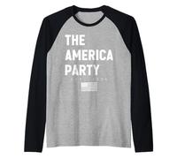 The America Party Pro American Freedom Pro Logic Pro Country Raglan Baseball Tee