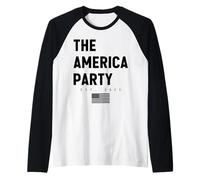 The America Party Pro American Freedom Pro Logic Pro Country Raglan Baseball Tee