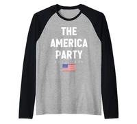 The America Party Pro American Freedom Pro Logic Pro Country Raglan Baseball Tee