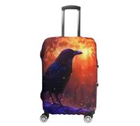 The American Crow Travel Luggage Cover Washable Anti-Scratch Baggage Suitcase Protector M