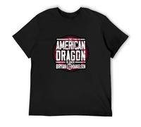 The American Dragon is Back Bryan Danielson Mens T-Shirt Black Graphic Unisex Tee Shirt S