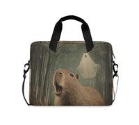 The American Flag The Cross White Laptop Sleeve Case Portable Sleeve for Laptops messenger bag for Laptop Computer with Strap Handle, 13 14 15.6 inch