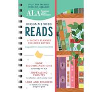 The American Library Association Recommended Reads and 2024 Planner: A 17-Month Book Log Organizer with Stickers