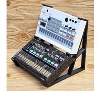 The Analog Source 2 Tier Black Desktop Stand for Korg Volca Beats Bass FM Keys Nubass Loop Sample Synthesizer Mixer Drum Rhythm Machine Sampler