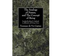 The Analogy of Names, and the Concept of Being