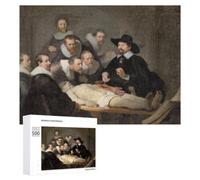The Anatomy Lesson Vivid Wooden Jigsaw Puzzle for Adults, 500 PCS