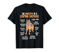 The Anatomy Of A German Shepherd T-Shirt