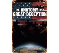 The Anatomy of a Great Deception Film Movie Poster Retro Metal Tin Sign Wall Home Wall Art Metal Tin Sign,cave,bar,Club, Metal Tin Sign 8x12 Inches