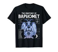 The Anatomy of Baphomet Satanic Occult Horror Art Definition T-Shirt