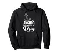 The Anchor Holds In Spite Of The Storm Prayer Pullover Hoodie