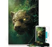 The Ancient Keeper 1000 Piece Jigsaw Puzzles for Adults Jigsaw Thought Toy Indoor Fun Accurate Edge Art Collectible (38x52cm)