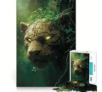 The Ancient Keeper Jigsaw Puzzle 1000 Piece for Adults Strong Logic Toy Anxiety Relief Clear Edge Festival Gift (38x26cm)