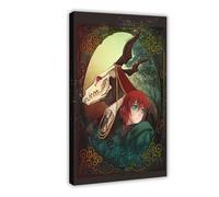 The Ancient Magus' Bride Anime 4 Canvas Poster Wall Art Decor Print Picture Paintings for Living Room Bedroom Decoration 24x36inch(60x90cm)