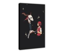 The Ancient Magus' Bride Anime Canvas Poster Wall Art Decor Print Picture Paintings for Living Room Bedroom Decoration 16x24inch(40x60cm)