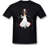 The Ancient Magus Bride Men Cotton T-Shirt Short Sleeve Black Clothes Tees XL