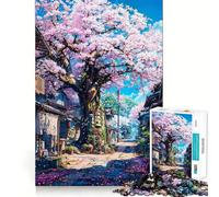 The Ancient Sakura Tree Jigsaw Puzzles for Adults 1000 Pieces Brain Challenge Toy Quiet Fun Precise Cut Wall Art Decor (50x75cm)