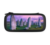 The Ancient Stone Circle of Callanish Islands Carrying Case Compatible with Switch Hard Travel Storage Bag with 15 Game Card Slots