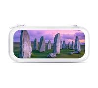 The Ancient Stone Circle of Callanish Islands Carrying Case Compatible with Switch Hard Travel Storage Bag with 15 Game Card Slots