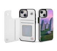 The Ancient Stone Circle of Callanish Islands Cell Phone Flip Case Compatible with iPhone 13 Mini/13/13 Pro/13 Pro Max Soft Protective Shell