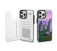The Ancient Stone Circle of Callanish Islands Cell Phone Flip Case Compatible with iPhone 13 Mini/13/13 Pro/13 Pro Max Soft Protective Shell
