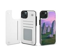 The Ancient Stone Circle of Callanish Islands Cell Phone Flip Case Compatible with iPhone 15/15 Plus/15 Pro/15 Pro Max Soft Protective Shell