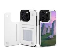 The Ancient Stone Circle of Callanish Islands Cell Phone Flip Case Compatible with iPhone 15/15 Plus/15 Pro/15 Pro Max Soft Protective Shell