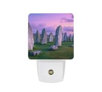 The Ancient Stone Circle of Callanish Islands Funny LED Night Lights Plug Into Wall Smart Lighting for Hallways Kitchen Bedroom