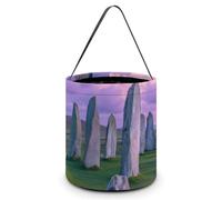 The Ancient Stone Circle of Callanish Islands Halloween Tricking Or Treating Bag Funny Candy Bucket Tote Gift Wrap Bags