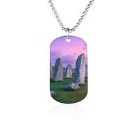 The Ancient Stone Circle of Callanish Islands Novelty Pendants Necklaces Custom Titanium Steel Memorial Necklace Jewelry Gift