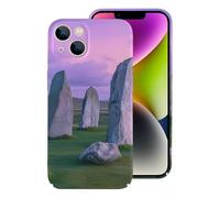 The Ancient Stone Circle of Callanish Islands Slim Cell Phone Case Compatible with iPhone 14/14 Plus/14 Pro/14 Pro Max Hard Protective Shell