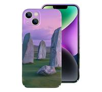 The Ancient Stone Circle of Callanish Islands Slim Cell Phone Case Compatible with iPhone 14/14 Plus/14 Pro/14 Pro Max Hard Protective Shell