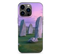 The Ancient Stone Circle of Callanish Islands TPU Cell Phone Case Compatible with iPhone 13 Mini/13/13 Pro/13 Pro Max Soft Protective Shell