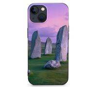 The Ancient Stone Circle of Callanish Islands TPU Cell Phone Case Compatible with iPhone 13 Mini/13/13 Pro/13 Pro Max Soft Protective Shell