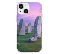 The Ancient Stone Circle of Callanish Islands TPU Cell Phone Case Compatible with iPhone 13 Mini/13/13 Pro/13 Pro Max Soft Protective Shell