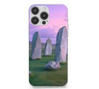 The Ancient Stone Circle of Callanish Islands TPU Cell Phone Case Compatible with iPhone 13 Mini/13/13 Pro/13 Pro Max Soft Protective Shell
