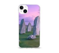 The Ancient Stone Circle of Callanish Islands TPU Cell Phone Case Compatible with iPhone 15/15 Plus/15 Pro/15 Pro Max Soft Protective Shell