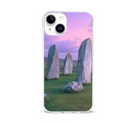 The Ancient Stone Circle of Callanish Islands TPU Cell Phone Case Compatible with iPhone 15/15 Plus/15 Pro/15 Pro Max Soft Protective Shell