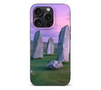 The Ancient Stone Circle of Callanish Islands TPU Cell Phone Case Compatible with iPhone 15/15 Plus/15 Pro/15 Pro Max Soft Protective Shell