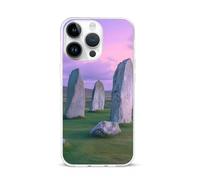 The Ancient Stone Circle of Callanish Islands TPU Cell Phone Case Compatible with iPhone 15/15 Plus/15 Pro/15 Pro Max Soft Protective Shell