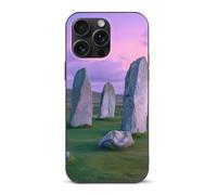 The Ancient Stone Circle of Callanish Islands TPU Cell Phone Case Compatible with iPhone 15/15 Plus/15 Pro/15 Pro Max Soft Protective Shell