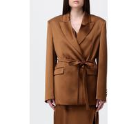 THE ANDAMANE Satin Blazer with Belt - Size: 38 - female