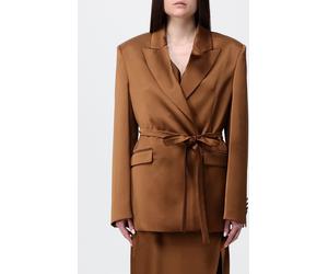 THE ANDAMANE Satin Blazer with Belt - Size: 40 - female